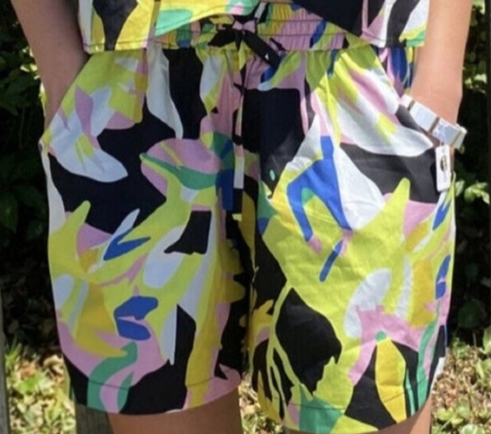CROSBY by Mollie Birch Sara Shorts In Exotic Tropics